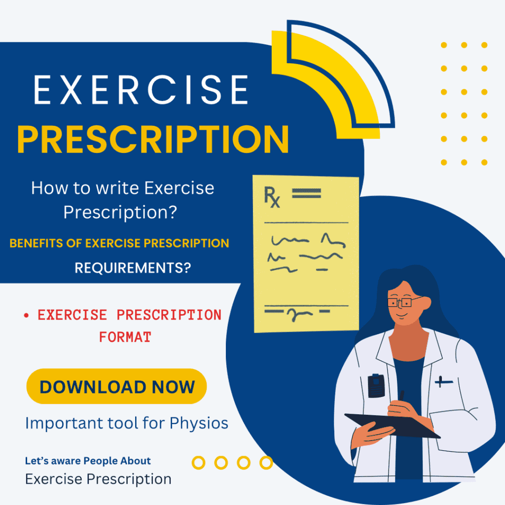 Exercise prescription