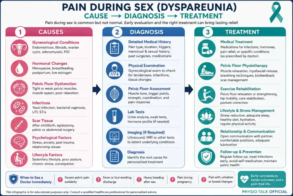 Pain during sex: Causes, diagnosis, treatment