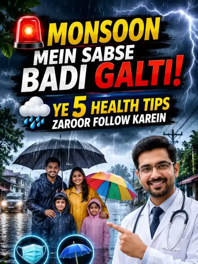 Monsoon health tips for safety