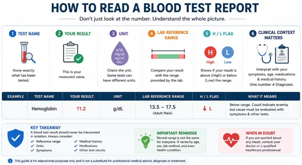 How to Read Blood Test Report