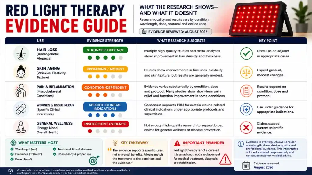 Red Light Therapy Evidence Guide