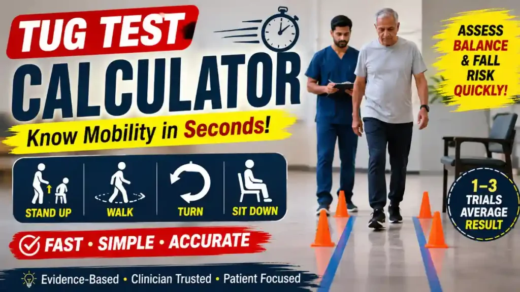 TUG Test Calculator