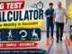 TUG Test Calculator