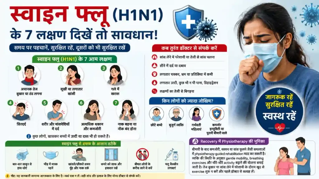स्वाइन फ्लू जागरूकता और बचाव Infographic