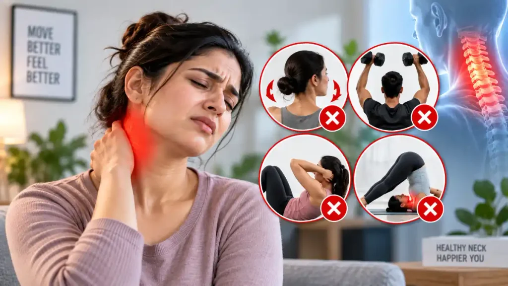Neck Pain Exercise Warnings