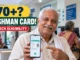 Ayushman Card Eligibility 2026 for senior citizens aged 70 and above